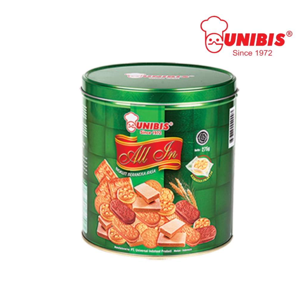 

Unibis All in Bulat Biscuit 235gr kaleng ED Januari 2026