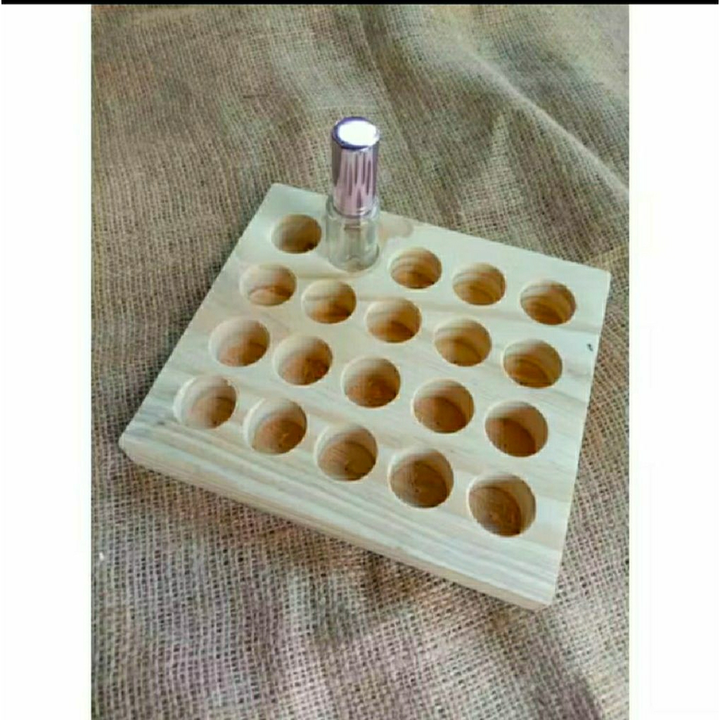 rak parfum rak parfum botol semprot dan rol