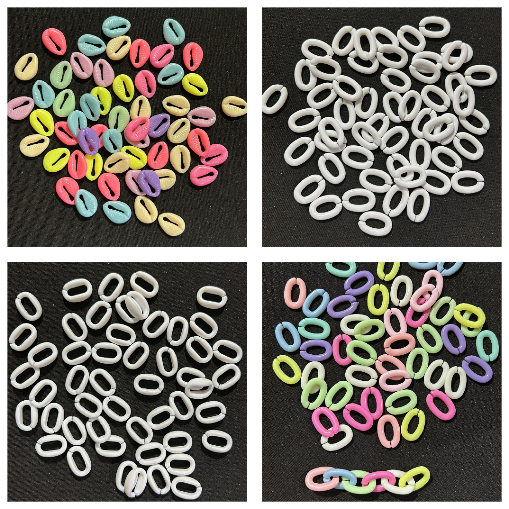 

@225GRAM/STENGAH PON RANTAI PELASTIK UK 18ML MIX WARNA DAN 1 WARNA (RNT 68)