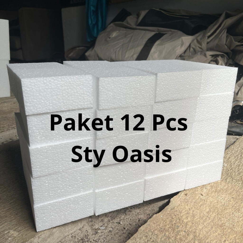 

Paket 12 Pcs | Styrofoam Bunga Bouquet | Ukuran 20x10x5 cm