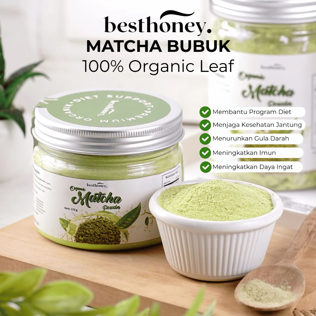 

Best Honey Pure Matcha Powder Premium Alami Asli Berkualitas Tinggi Antioksidan Untuk Minuman Sehat