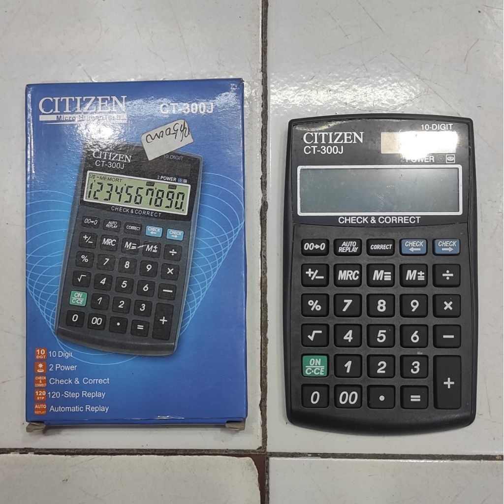 

Kalkulator RUSAK Citizen CT 300 Original