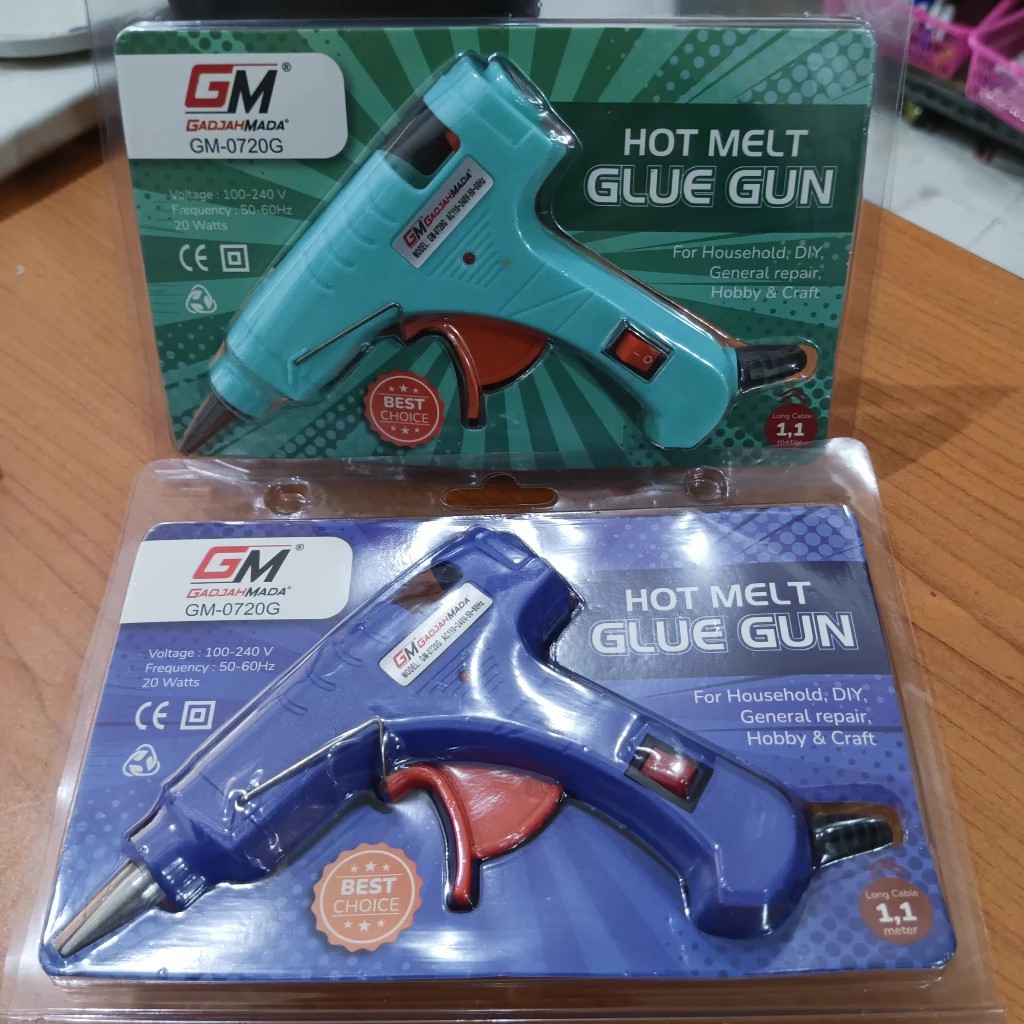 Pistol lem tembak on off /Alat Lem Tembak Glue Kecil Gun ON OFF 20 Watt