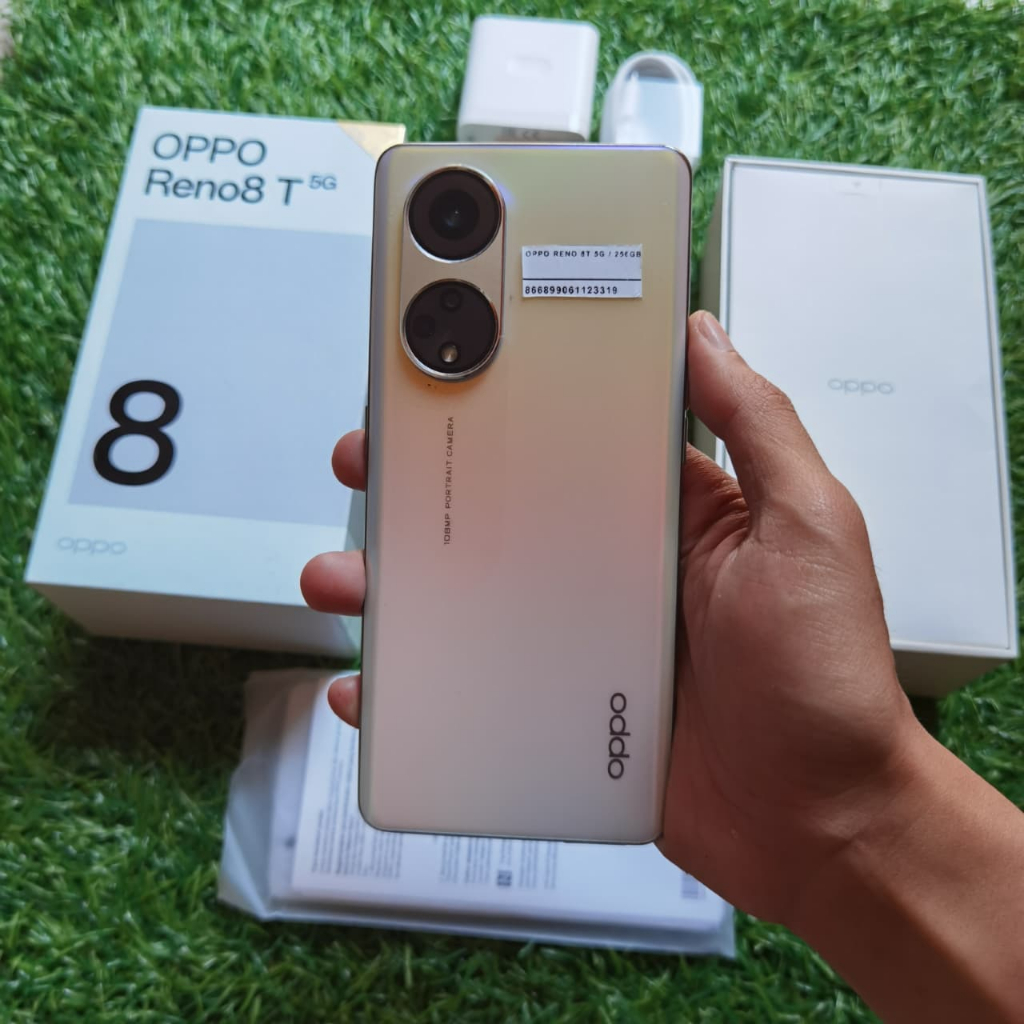 OPPO RENO 8T 5G SECOND 8/128GB & 8/256GB HANDPHONE SECOND HP SEKEN HP BEKAS HP MURAH