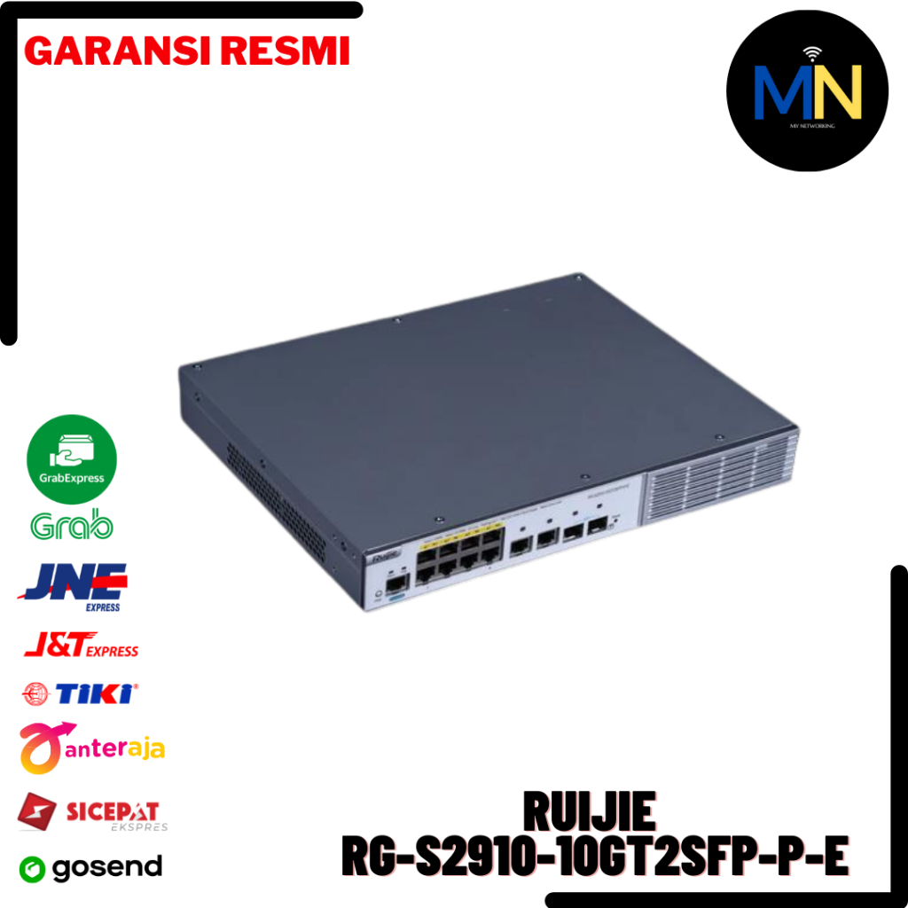 Ruijie RG-S2910-10GT2SFP-P-E Switch POE POE+