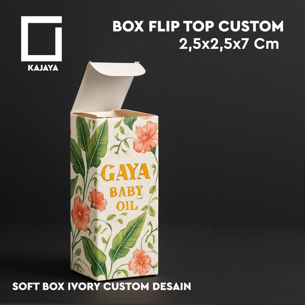 

Box Kotak Custom 2,5x2,5x7 Cm Minyak Atsiri Baby Oil Botol Kecil 10 ml Kemasan Sample Parfum
