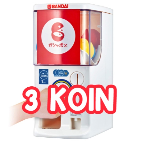 3 Koin Gachapon ( ¥300) Bandai