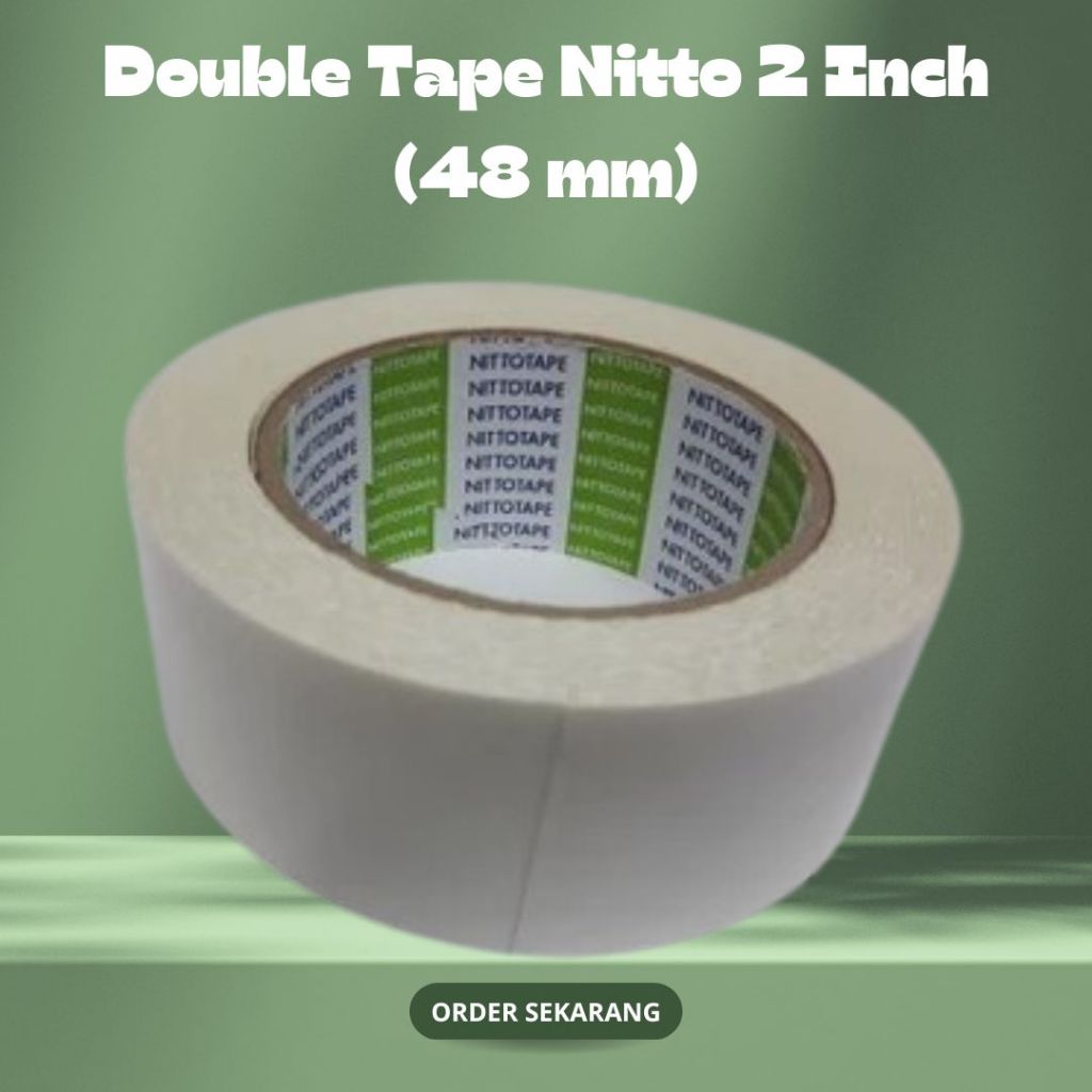 Double Tape Nitto 2 Inch Panjang 20 Yard (48 mm)
