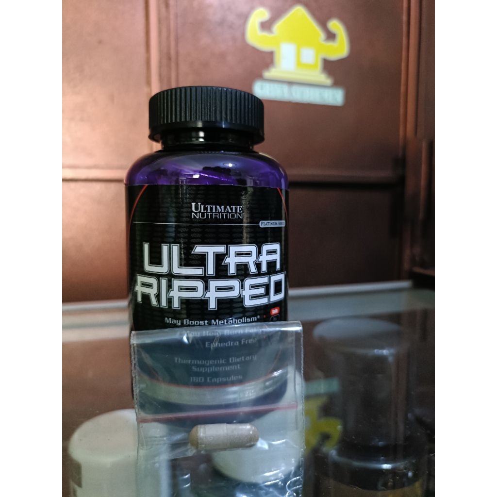 Ultimate Nutrition Ultra Ripped Ecer 1 Capsule Suplemen Fitness Pembakar Lemak