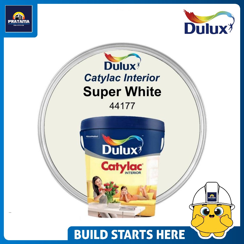 DULUX - CAT CATYLAC 5KG SUPER WHITE 44177