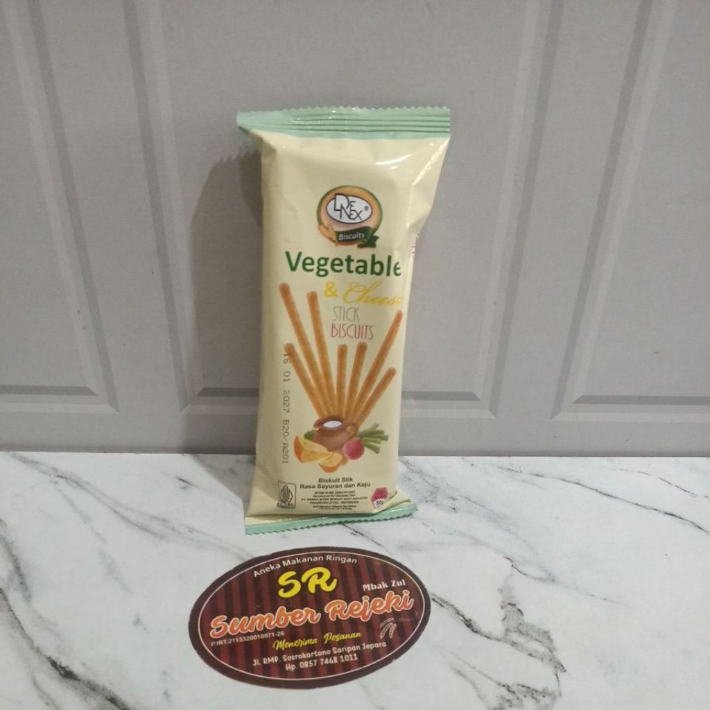

STIK VEGETABLE RASA SAYURAN DAN KEJU BERAT 50 GRAM
