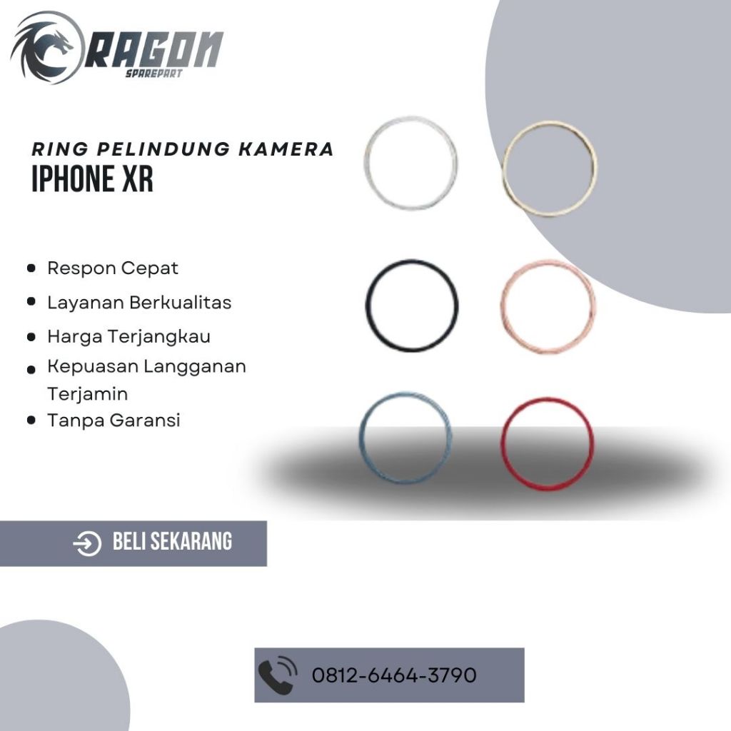 RING PELINDUNG KAMERA IP XR ORIGINAL