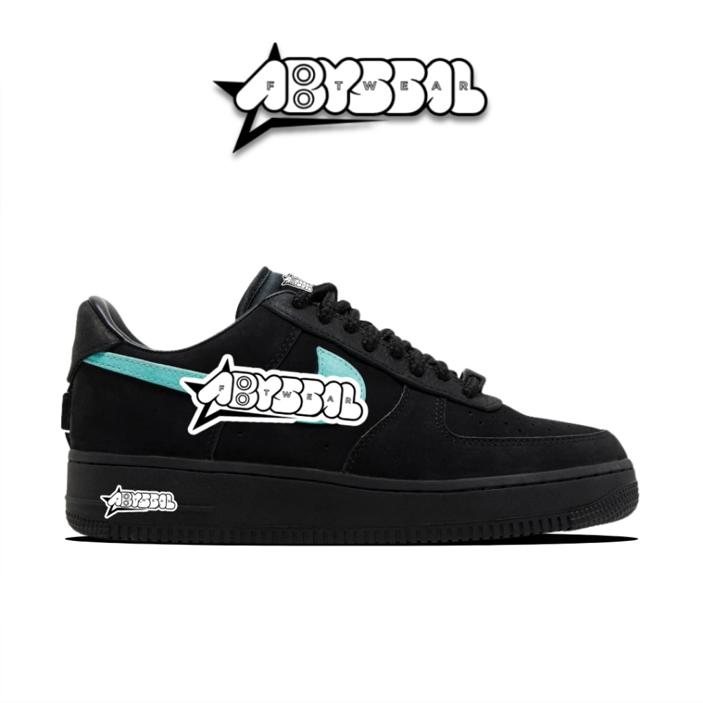 Sepatu AF 1 X Tiffany Black Blue