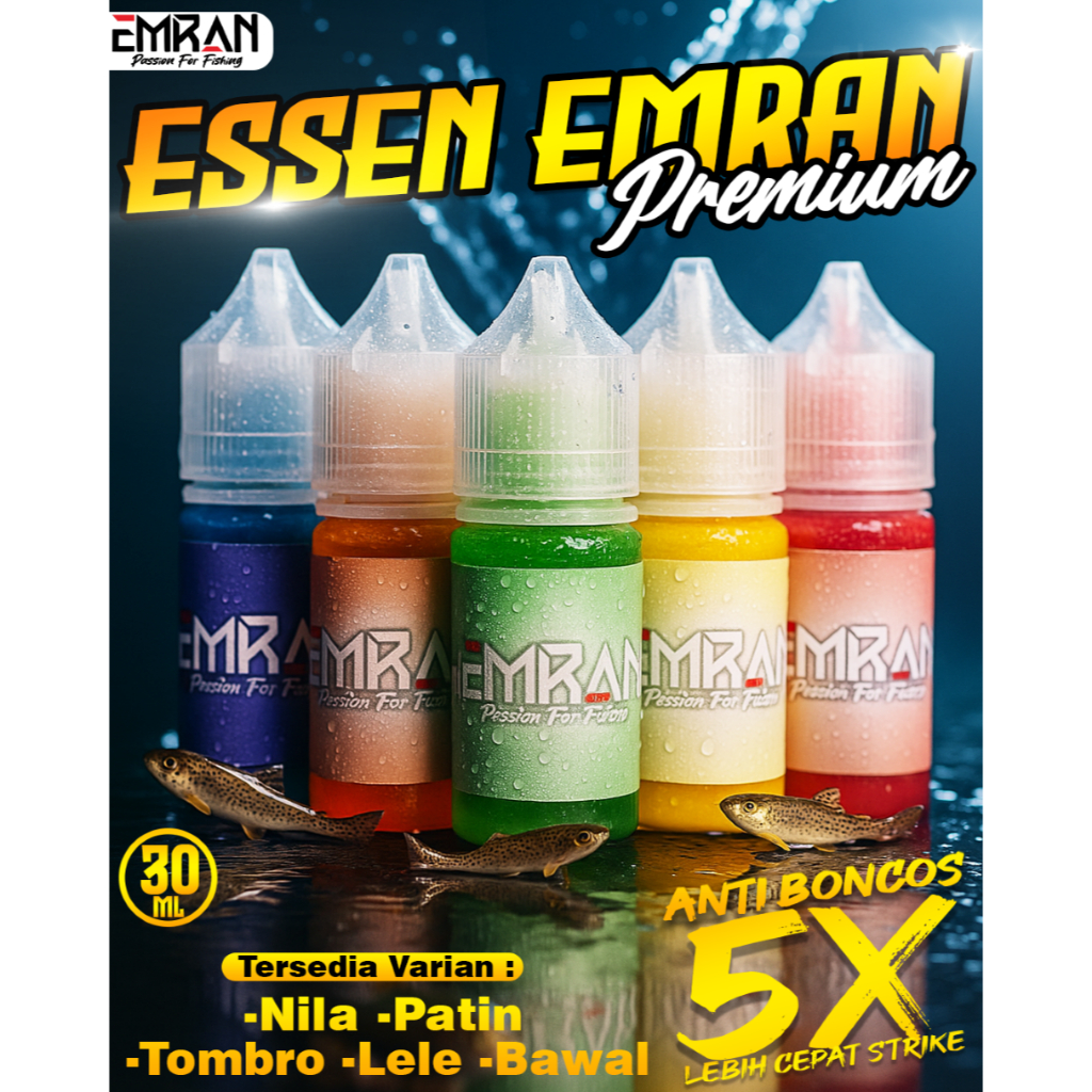 Essen Super Premium Emran Umpan Ikan Lele Nila Patin Bawal Tombro