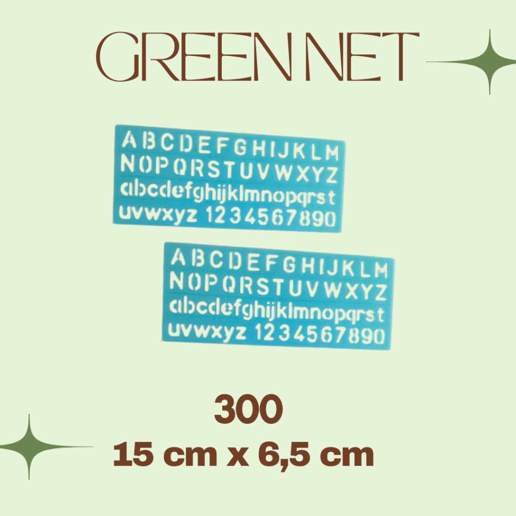 

PENGGARIS SABLON / PENGGARIS CETAKAN HURUF & ANGKA BT-300