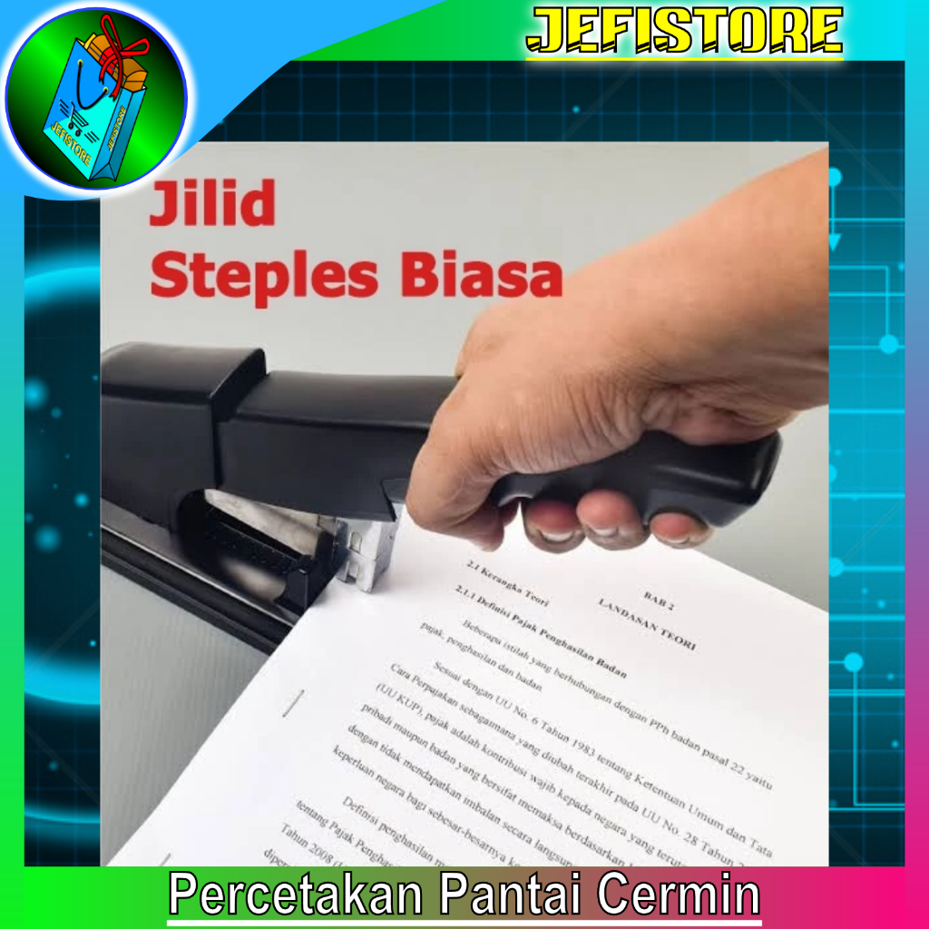 

Jilid Steples Biasa steples pungung/pojok - Jefistore Pantai Cermin