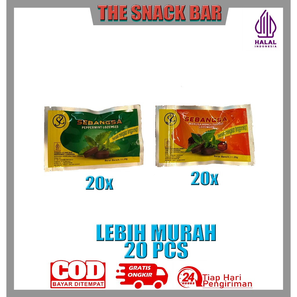 

Permen Lo Han Guo Loz dan Madu Honey Loz Herbal Melegakan Tenggorokan & Menyegarkan Nafas 11,25 Gr 100% Halal