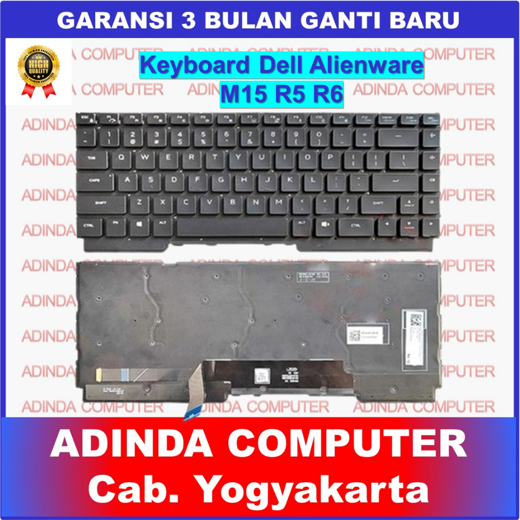 Keyboard Dell Alienware M15 R5 R6