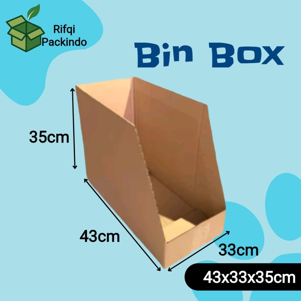 

Kardus Arsip Polos Ukuran 43x33x35cm / Bin Box / Dus Arsip / Kotak Arsip / Box Arsip / Karton