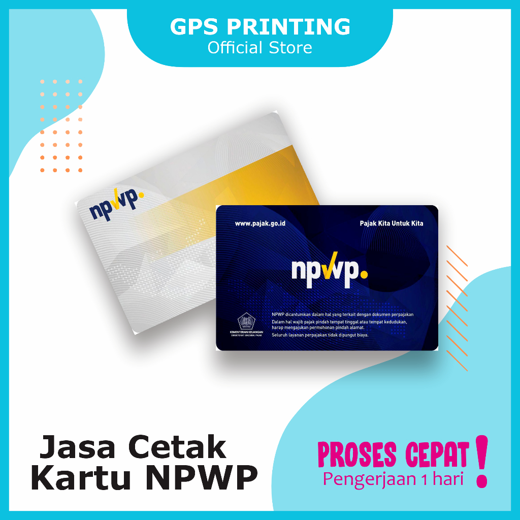 

Jasa Cetak Kartu NPWP – Desain Rapi, Bahan Awet, Bahan PVC