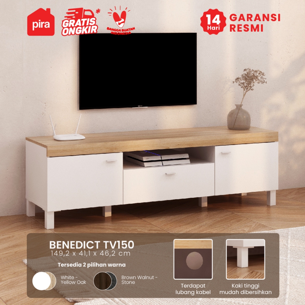 Pira Bavarian - Benedict TV150 Meja TV / Rak TV