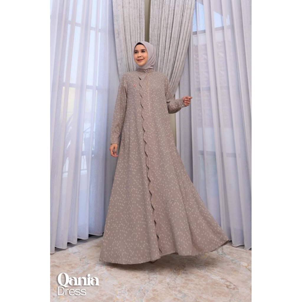 qania dress By Marevi /gamis pesta marevi /gamis marevi terbaru