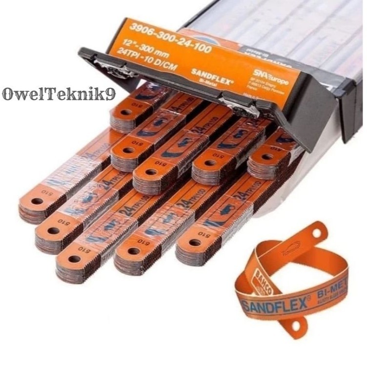 OwelTeknik9 - Gergaji Besi Sandflex 18T,24T/Isi Gergaji Besi Sandflex 18",24"Asli Original
