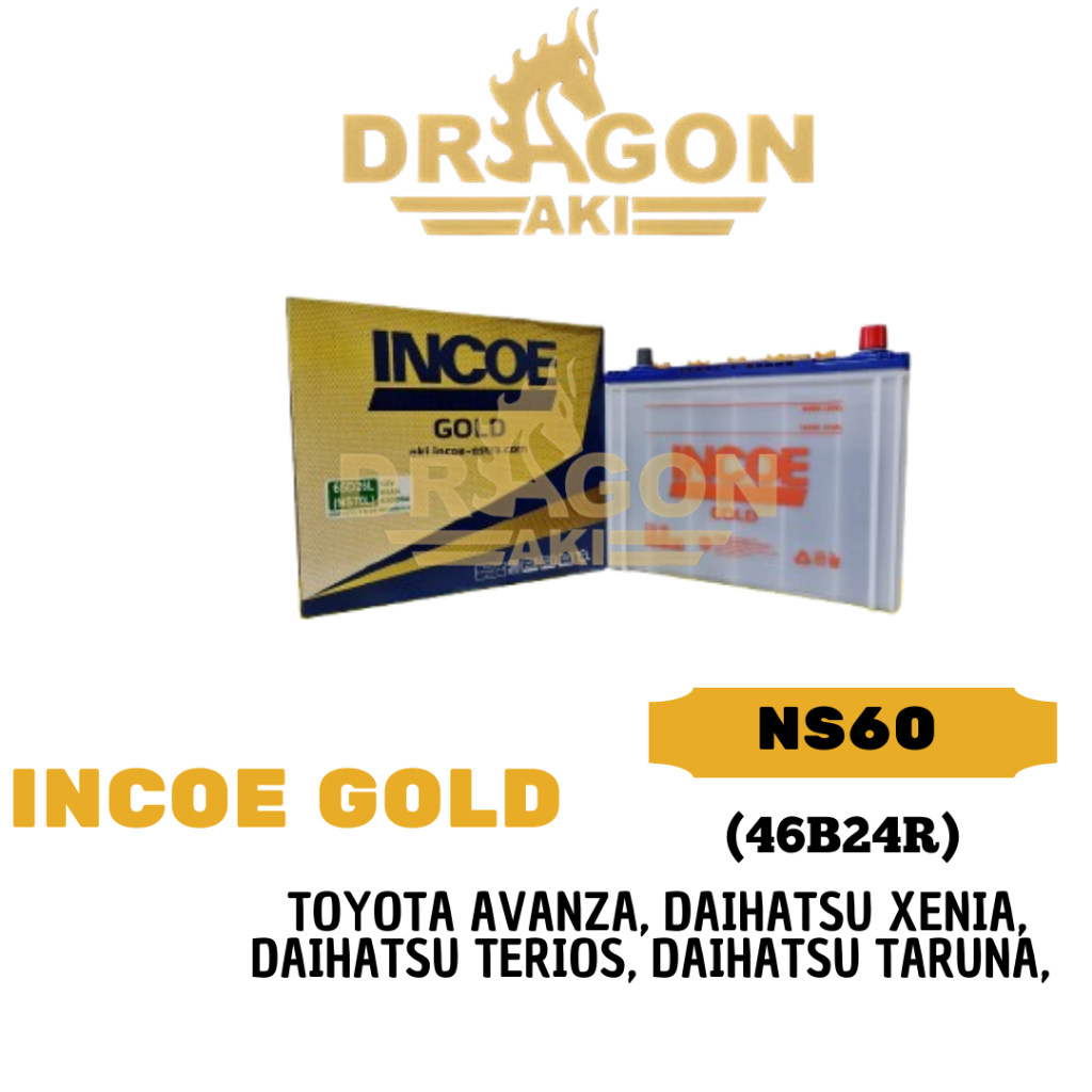 Aki mobil incoe gold NS60