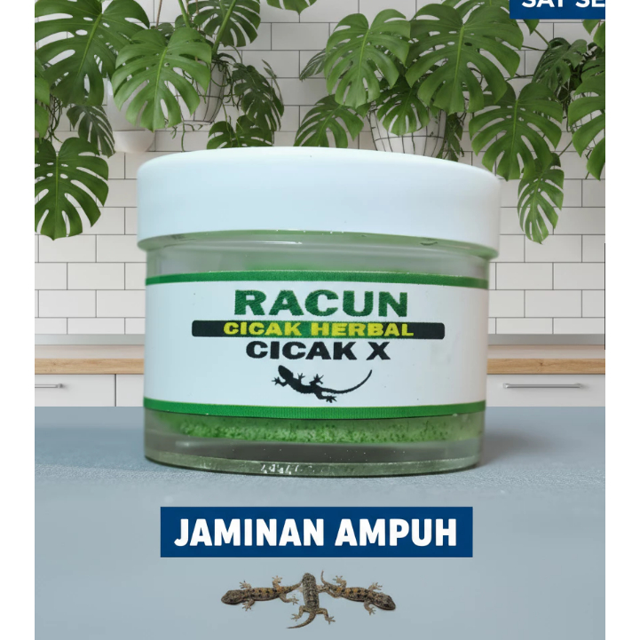 GROSIR - PEMBASMI CICAK RACAK HERBAL 15GRAM RACUN TOKEK KECOA LEM CICAK PERANGKAP