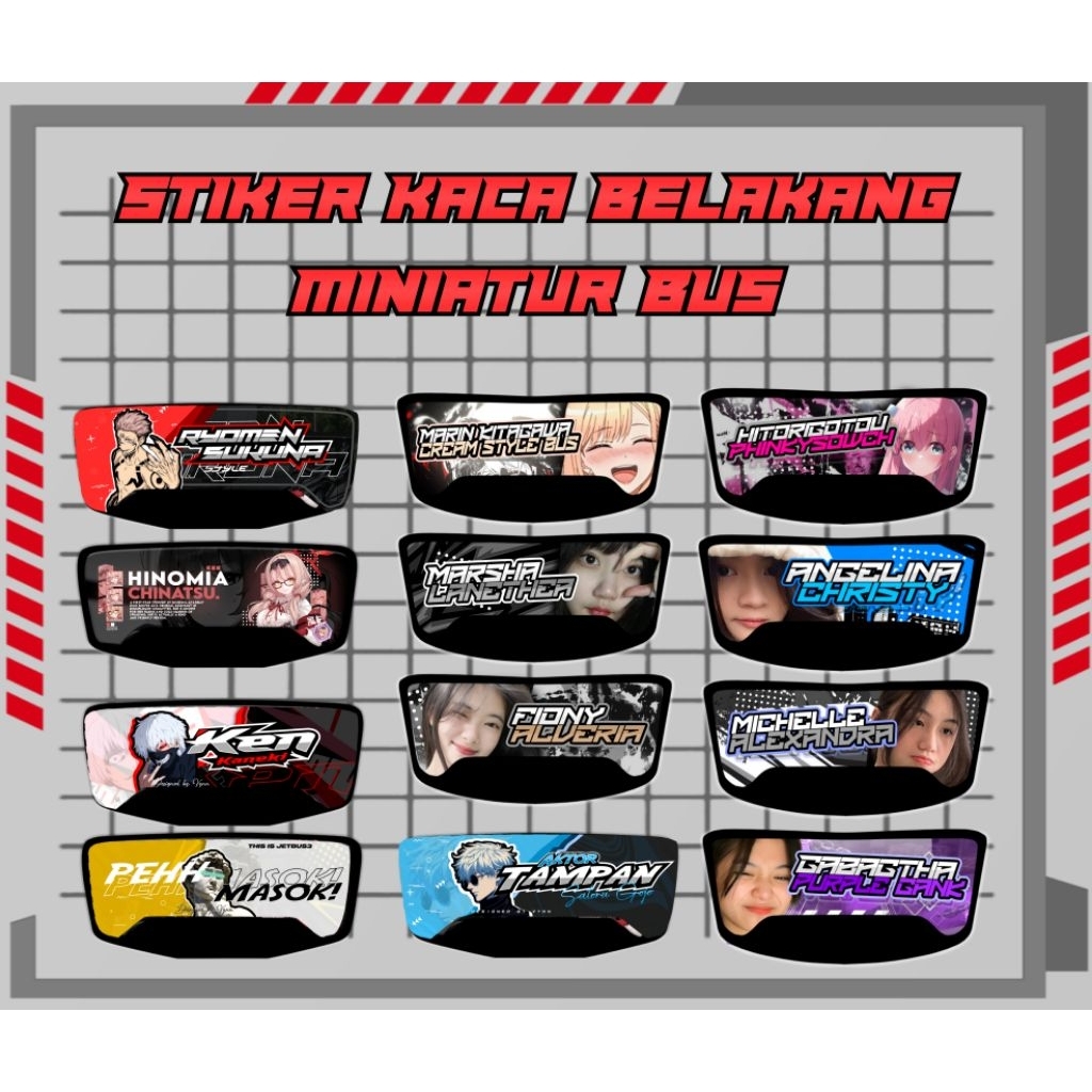 kaca belakang miniatur bus rkc, aksesoris miniatur bus, miniatur aksesoris bus, miniatur bus, rkc, m