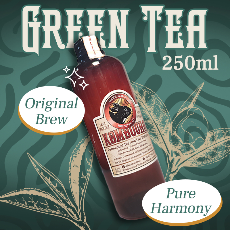 

Dakkochan Kombucha Green Tea 250ml