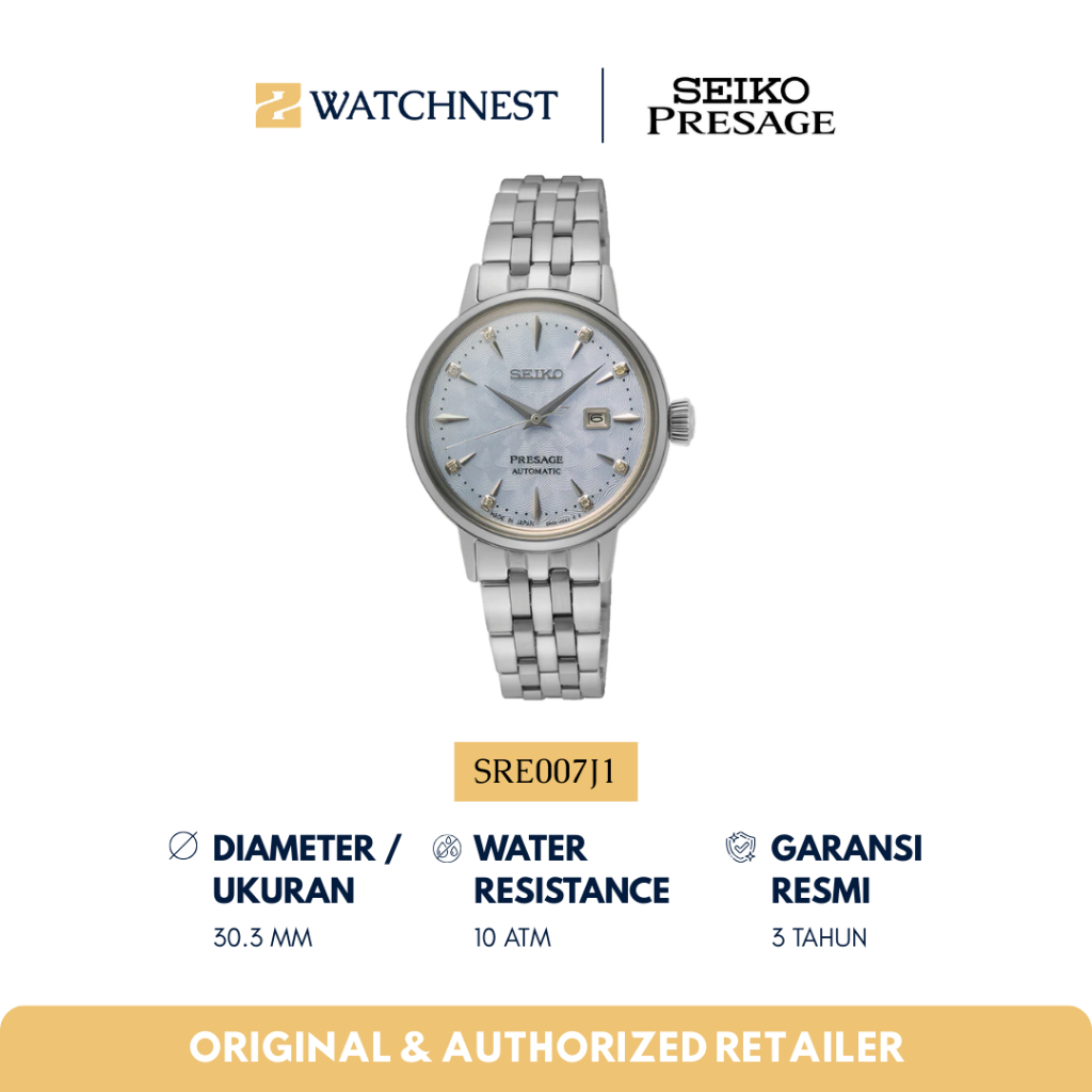 Jam Tangan Wanita SEIKO PRESAGE SRE007J1 Original Resmi Garansi 3 Tahun