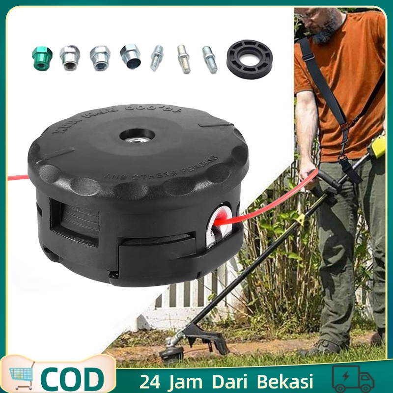 1 Kotak Trimmer Head Mesin Potong Rumput Dudukan Senar Mesin Potong Rumput Trimmer Head Aldo Trimmer