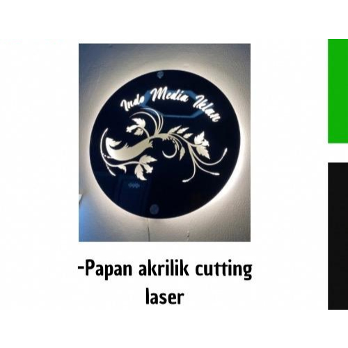 Hiasan dinding akrilik led