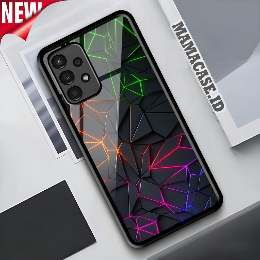 Case Hp SAMSUNG A13 A23 A32 A33 A52 A52S A53 A72 A73 4G Mamacase.id [ abstrk ] Casing Softcase Glass