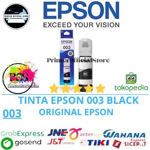 Tinta Epson 003 Black / Hitam Original for L3110 L3210