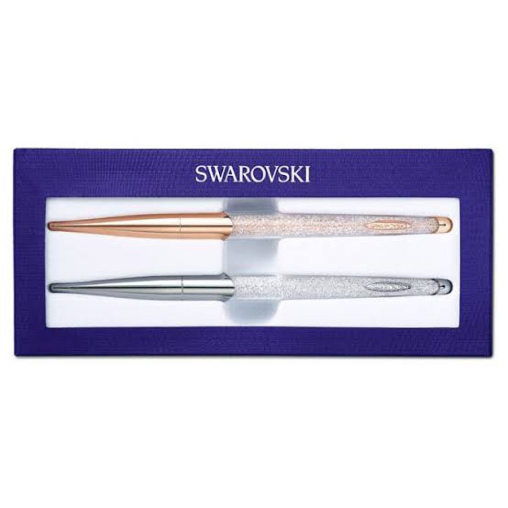 

Swarovski Crystalline Nova Ballpoint Pen Set, White and Mixed Metal Tone