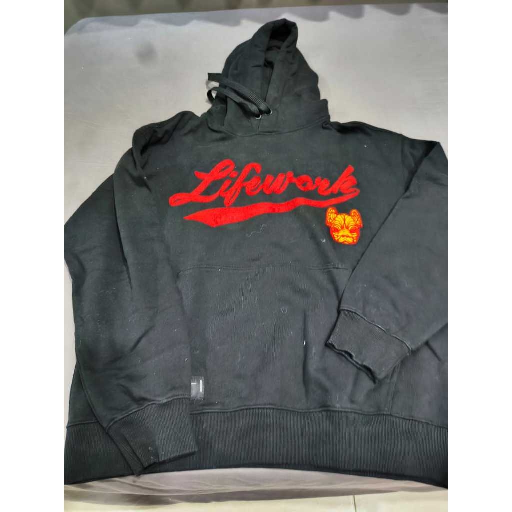 Lifework Hoodie Collection - Lifework Big Ladog Logo Hoodie Navy size M