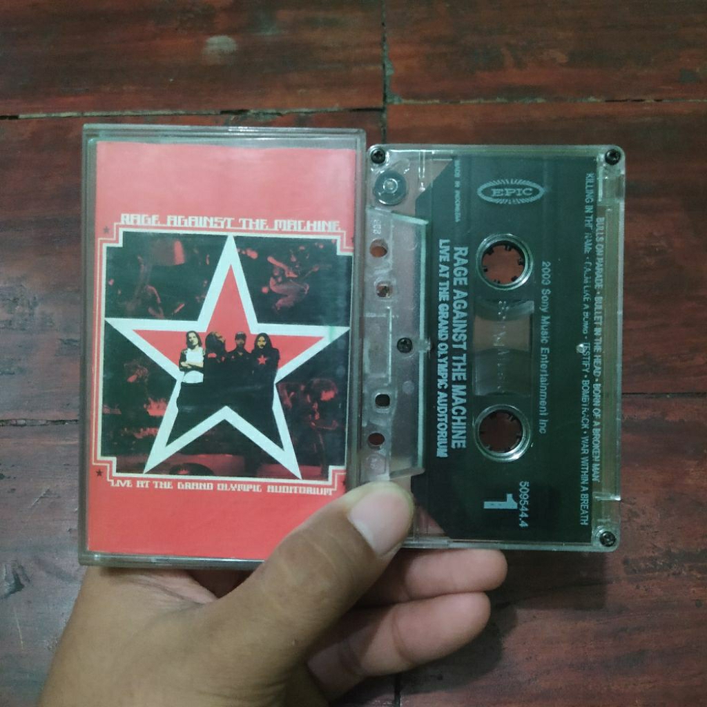 Kaset Pita Rage Against The Machine - Live At The Grand Olympic Auditorium