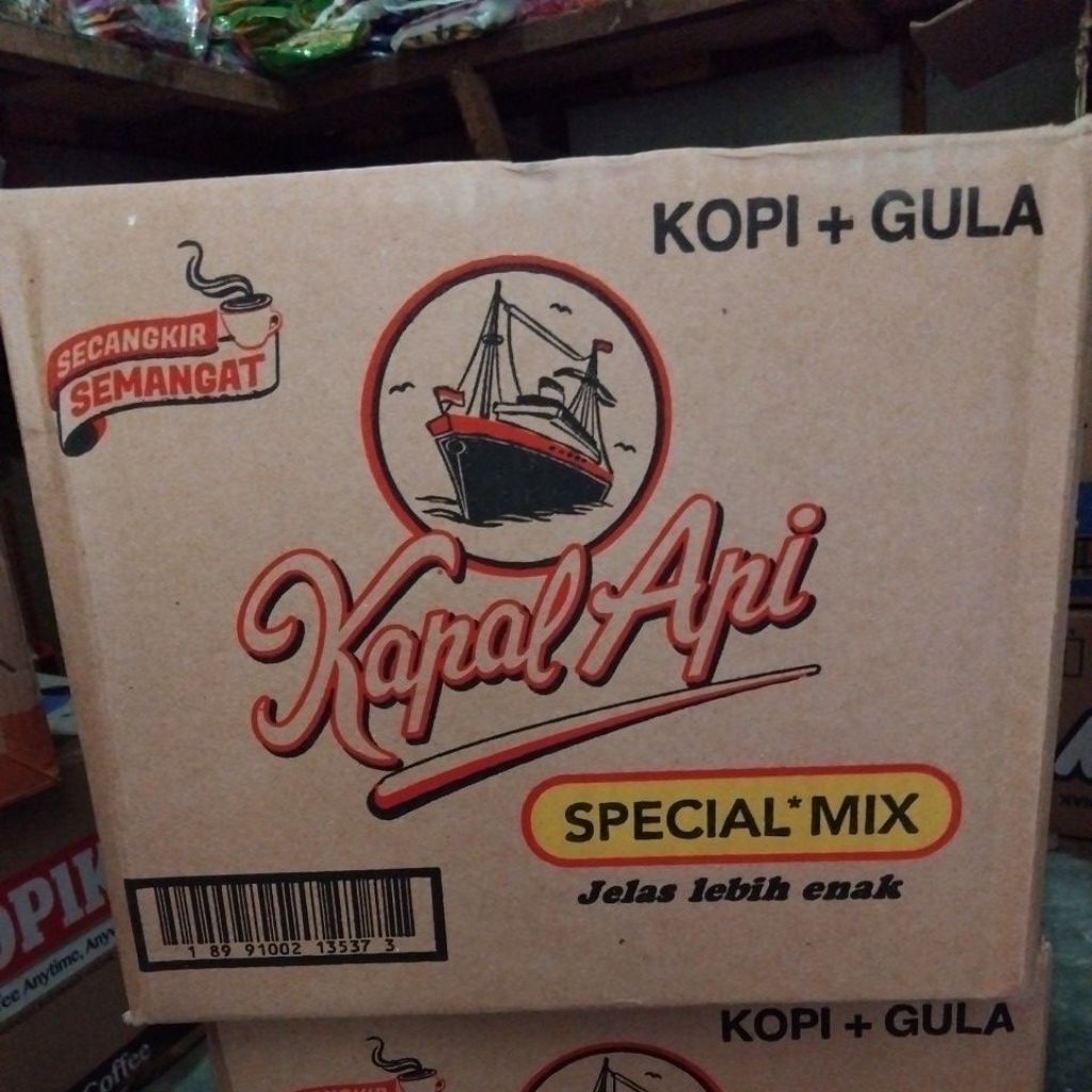 

Kopi kapal api spesial mix DUS 12 renceng