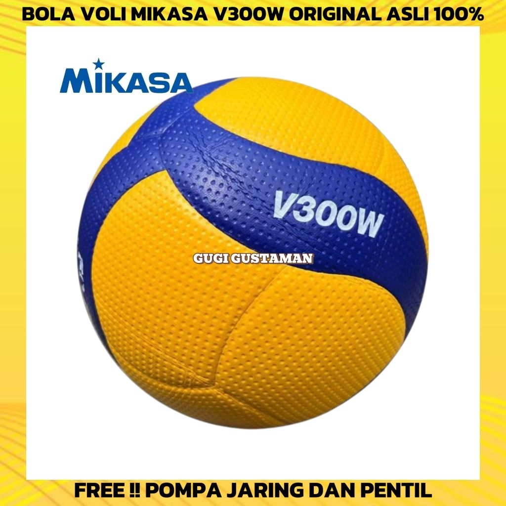 BOLA VOLI MIKASA ORIGINAL V300W ASLI 100%