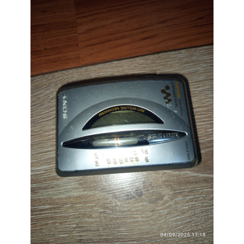 Sony walkman wm-fx195 mega bass baca deskripsi