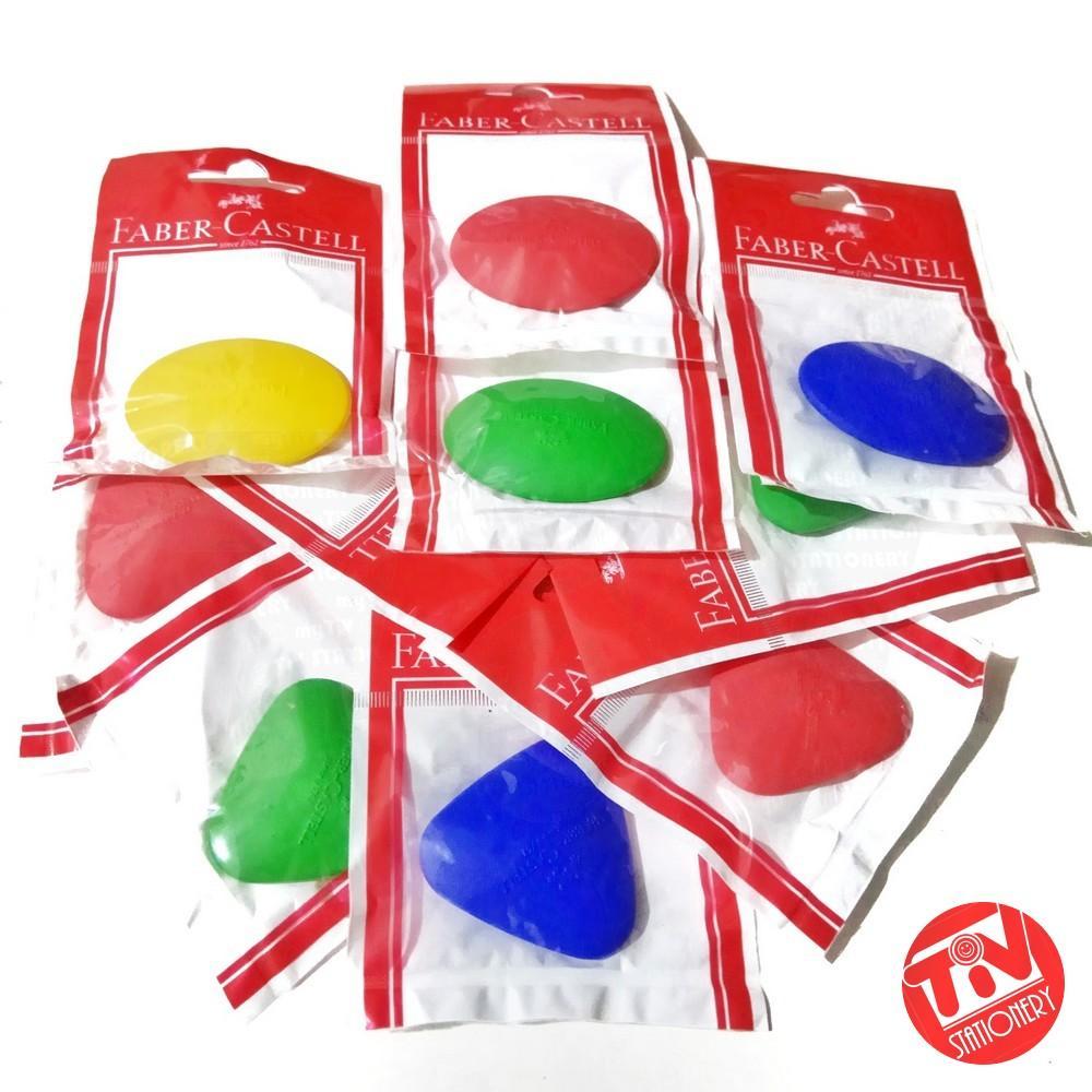 

faber castell grip eraser penghapus aman crayon pastel melukis