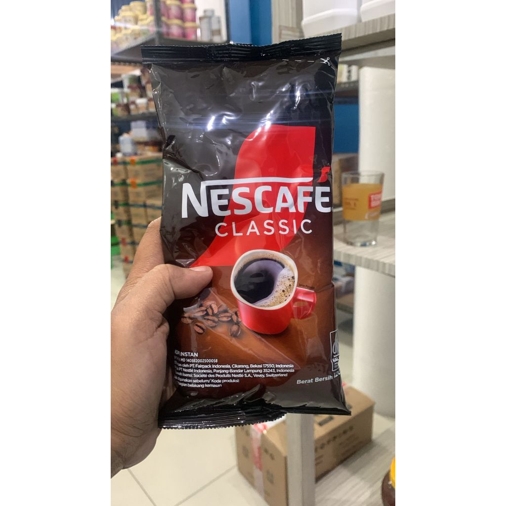 

Nescafe Classic ending machine 120gr kemasan baru