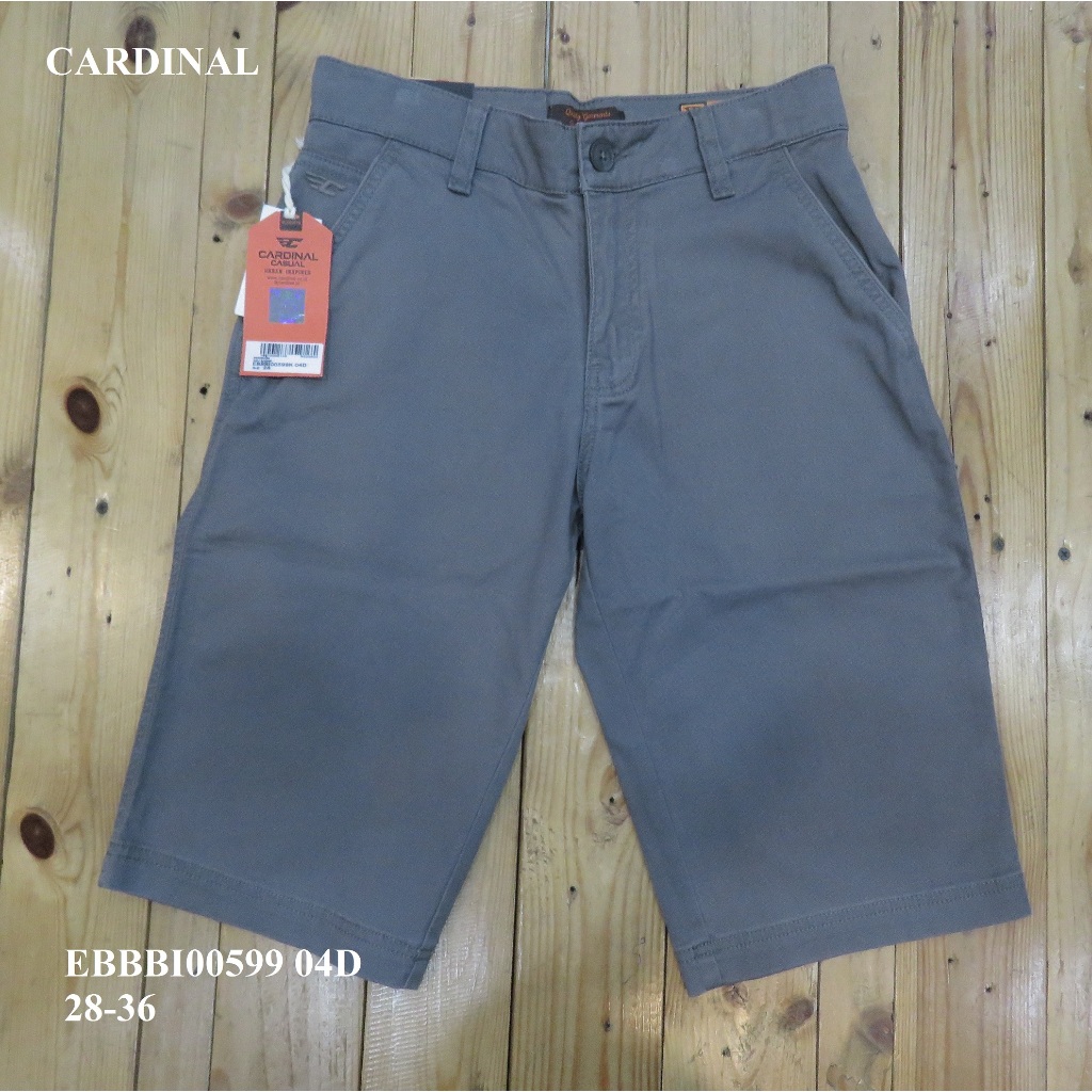 CELANA CHINOS/KATUN  PENDEK PRIA SLIM FIT BRAND ORI MEREK CARDINAL  ART : EBBBI00599 PRICE Rp.446.90