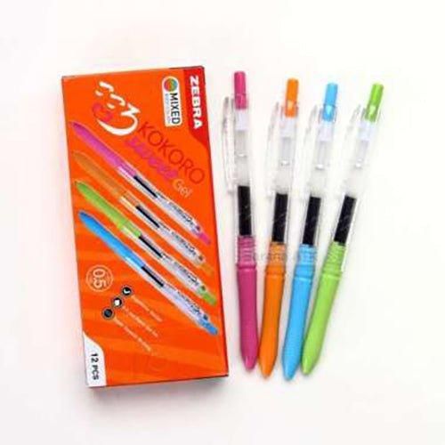 

ZEBRA KOKORO SWEET PULPEN GEL HITAM DAN BIRU 0.5MM TOP BRAND