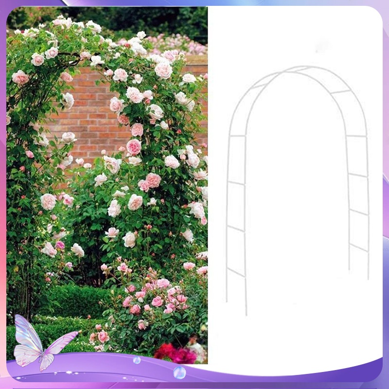 Pergola Besi Dekorasi 2leyer /Besi Lengkung Dekorasi 2,4m X 1,4m /Gapura Pintu Masuk Dekorasi