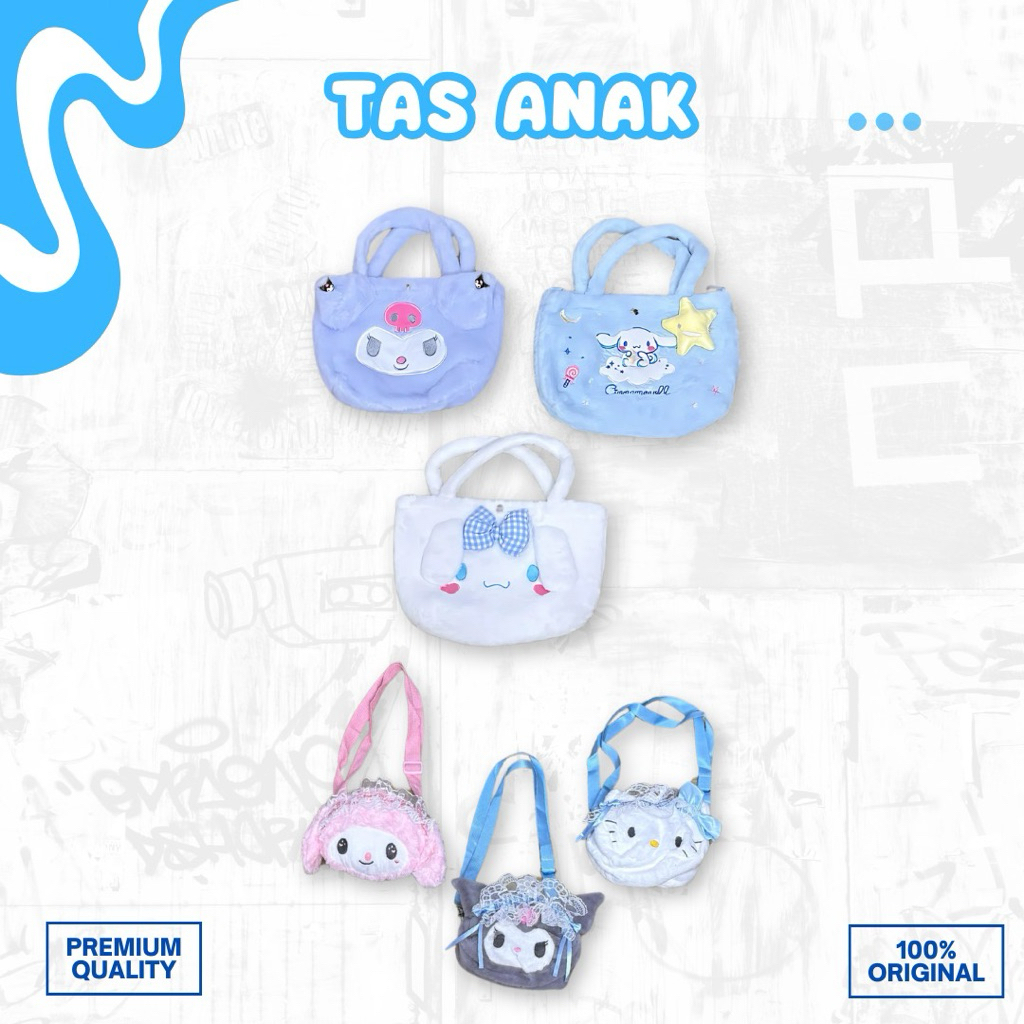 Tas Anak Karakter Lucu | Tas Mini Anak Perempuan