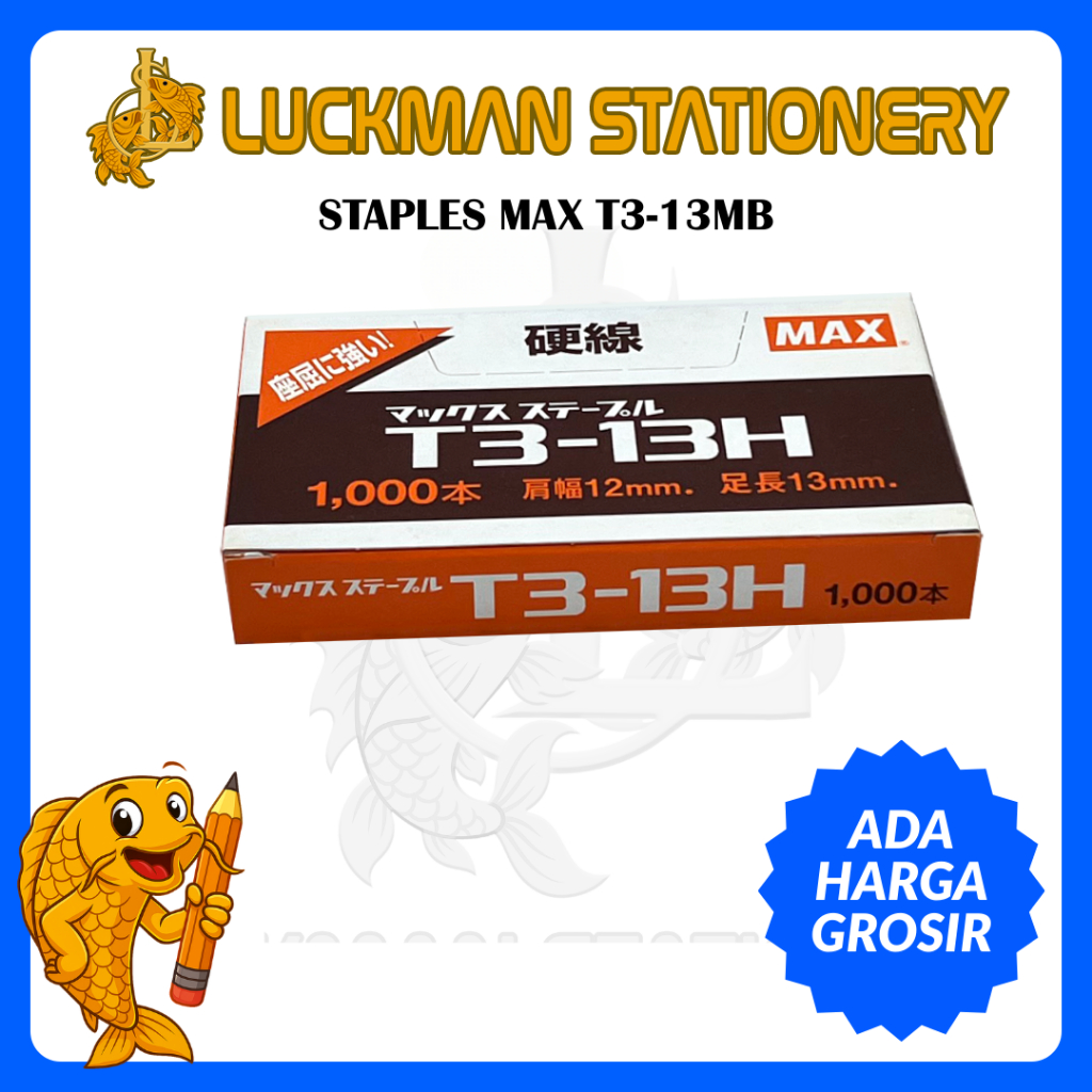 LUCKMAN STATIONERY - STAPLES MAX T3 -13MB