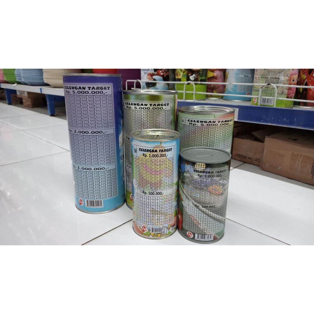 CELENGAN TARGET / CELENGAN LUCU / TABUNGAN / MENABUNG UANG